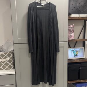 Umgee Black Long Cardigan